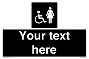 Custom information: black panel disabled and female